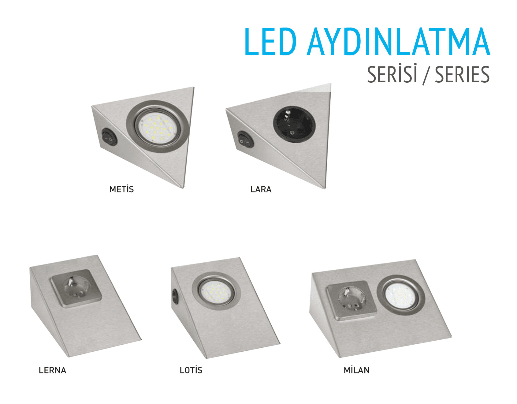 Led Aydınlatma Serisi Priz Aksesuarları