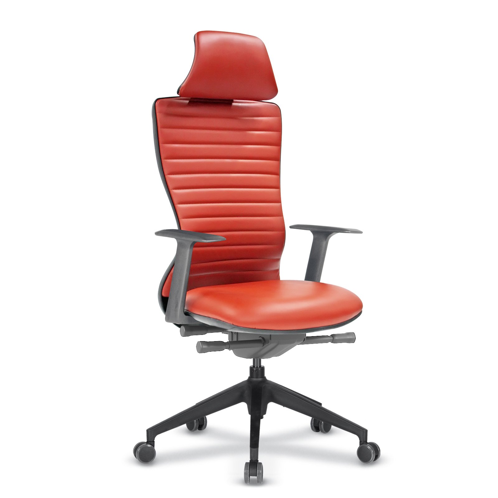 Arya Sabit Kollu Plastik Ayaklı Döşemeli Yönetici Koltukları