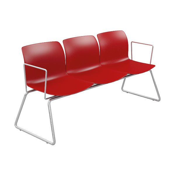 Lena Krom Kollu Krom Ayaklı Üçlü Proje Koltukları