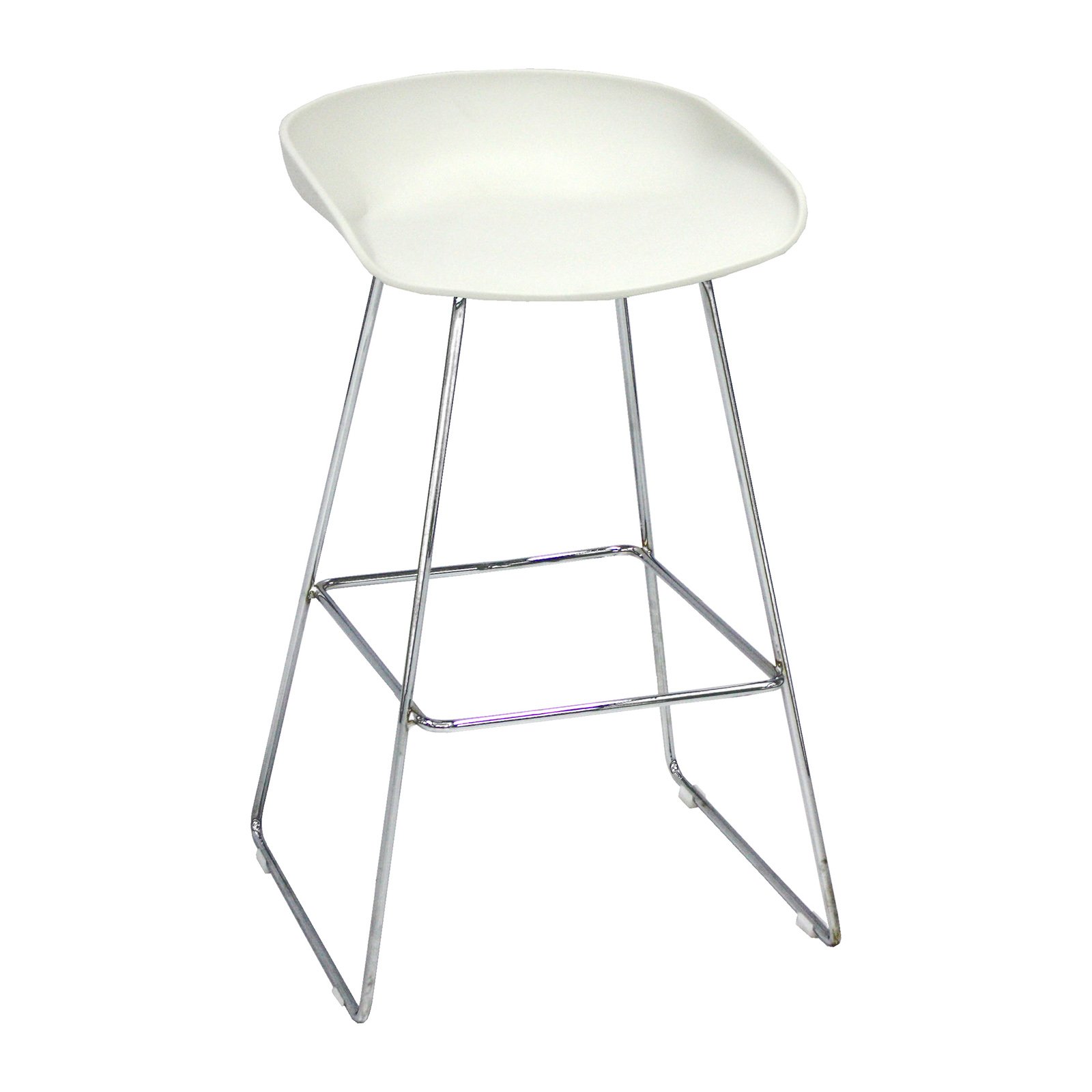 Solid Krom Ayaklı Bar Taburesi