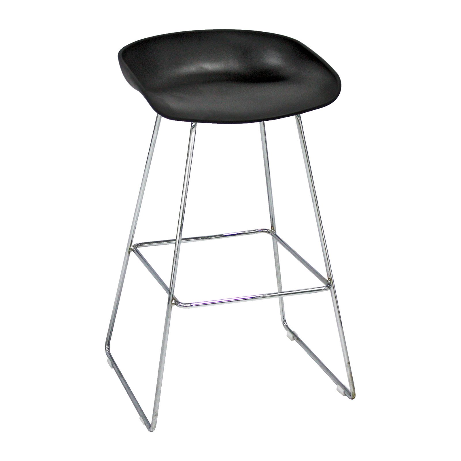 Solid Krom Ayaklı Bar Taburesi