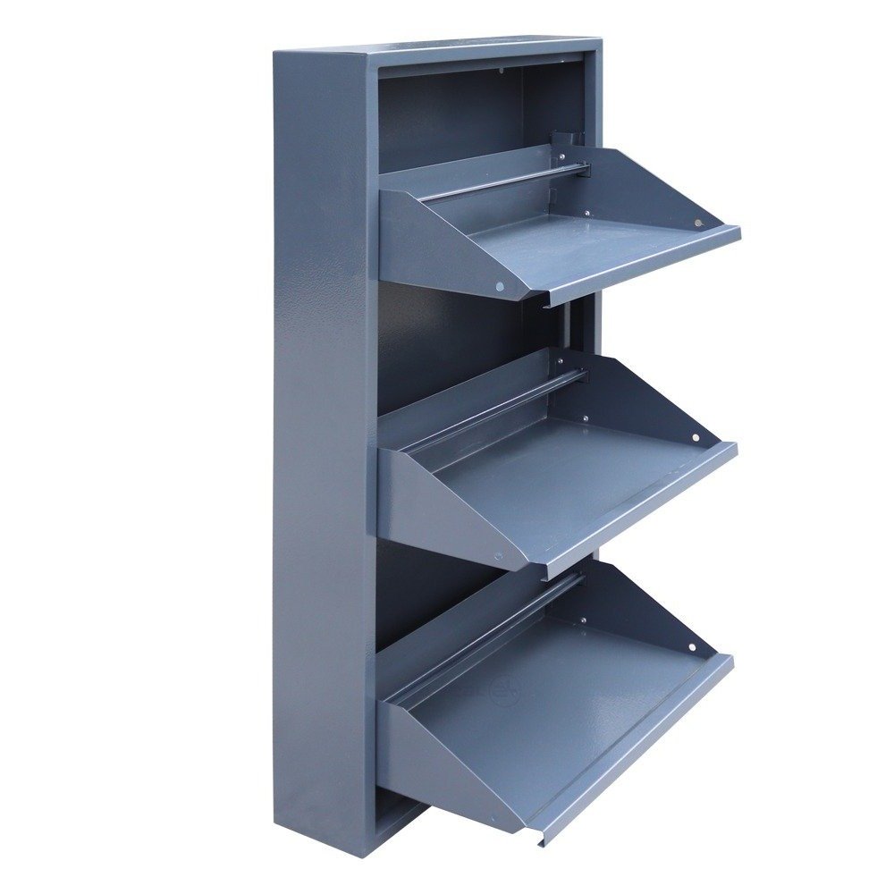 3lü Ayakkabılık Antrasit