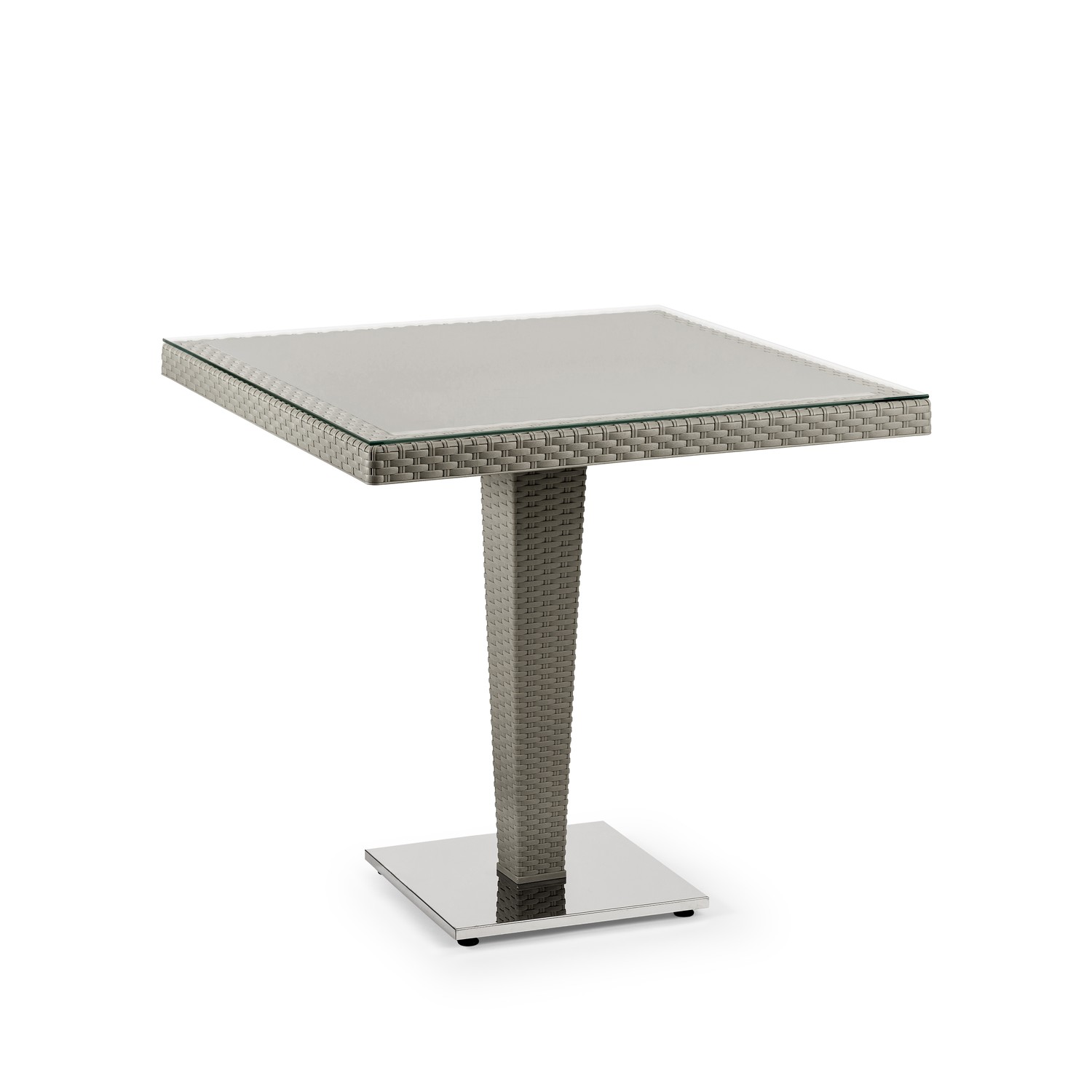 Antares Krom Ayaklı 80x80 Cm Masa