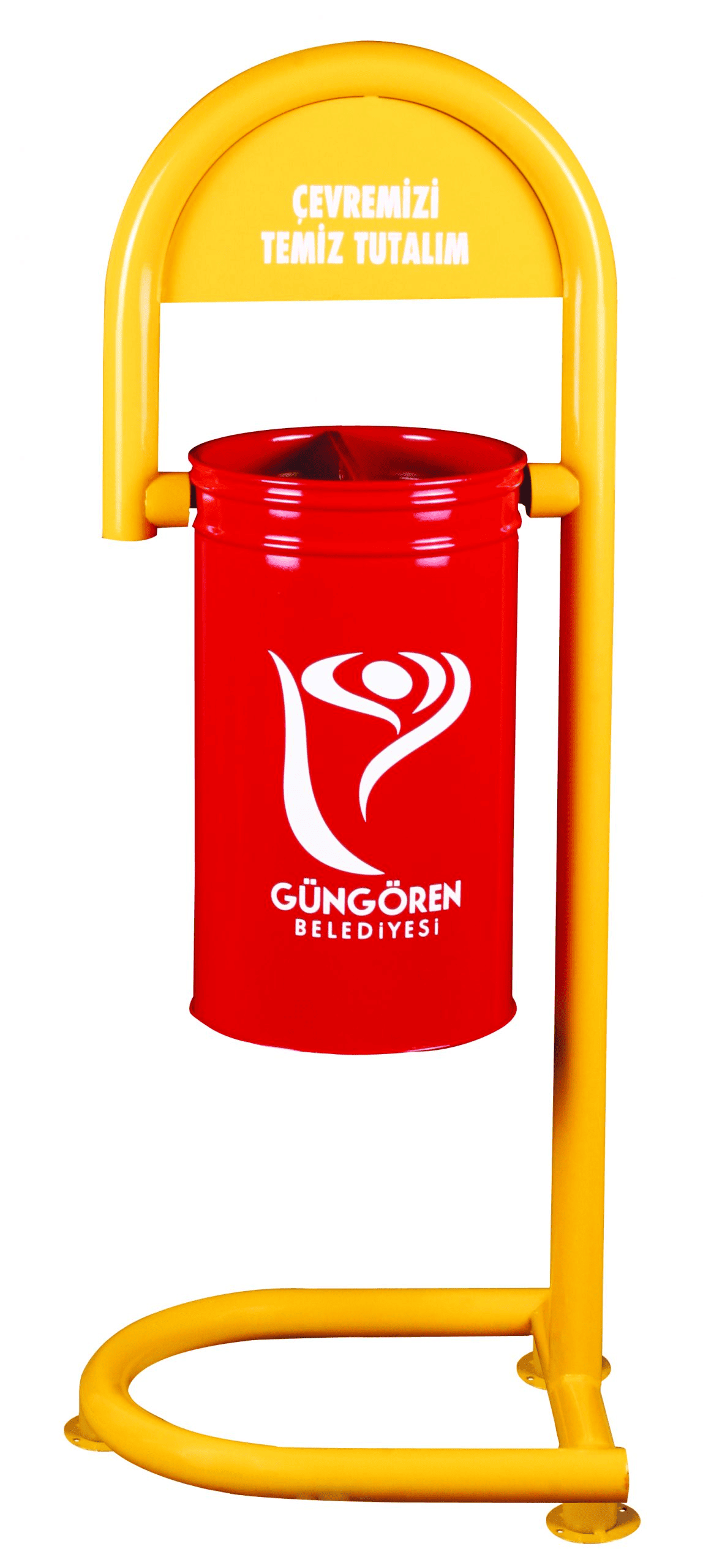 Baston Tipi Seyyar Dış Mekan Çöp Kovası